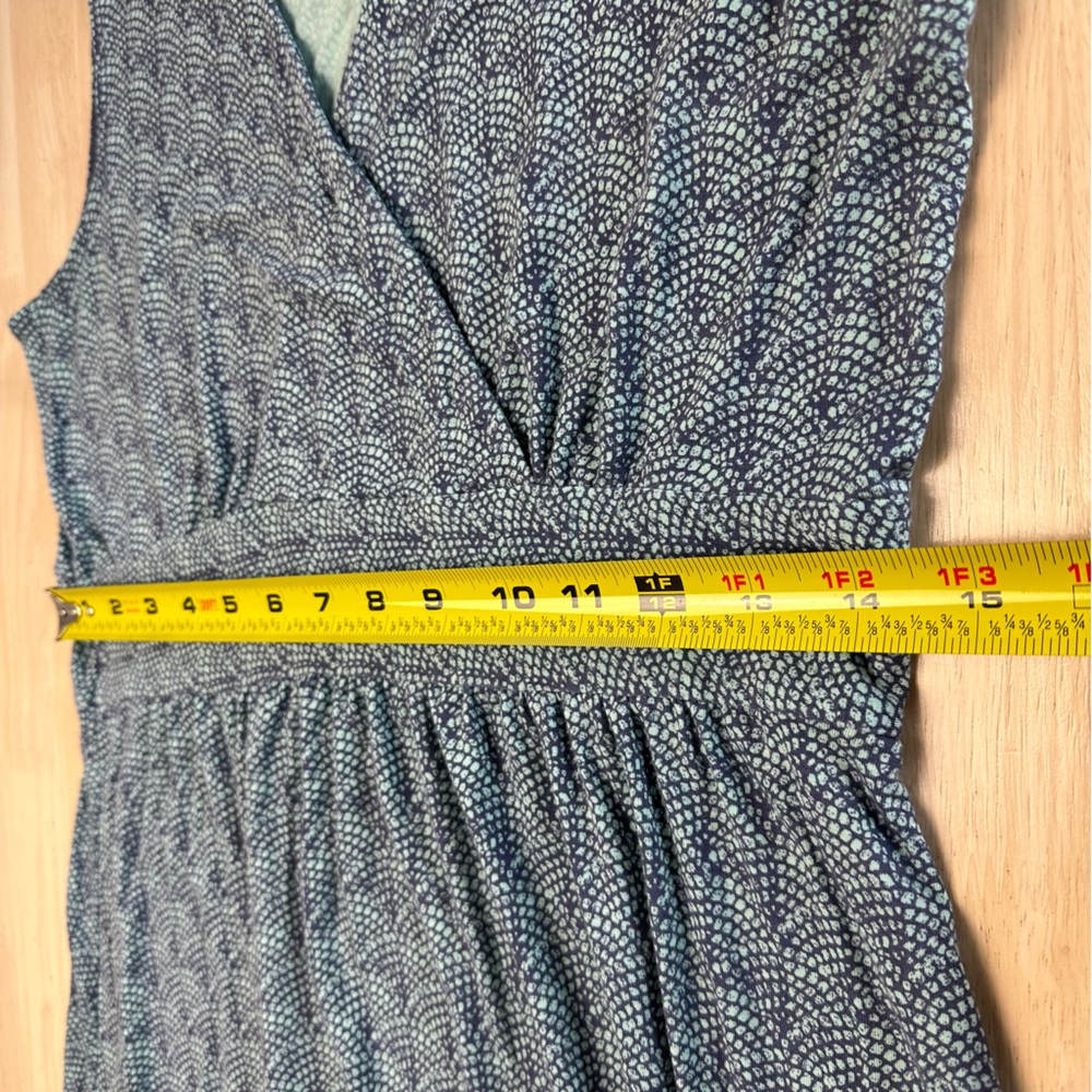 L.L. Bean Blue Patterned Mini Dress - Picture 6 of 8